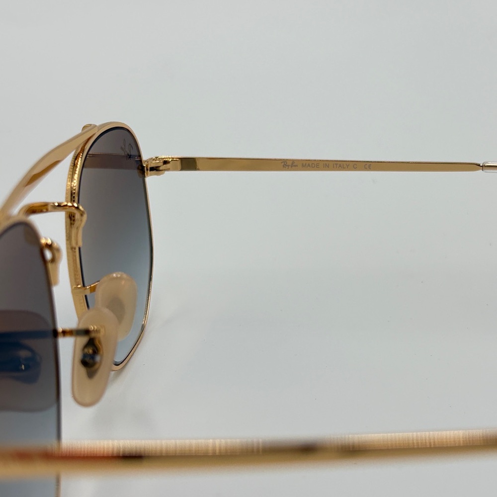 Ray-Ban Rb3648 Marshal Gold Frame with Blue Gradient Lenses 301/3F Arista 54mm - Picture 12 of 14